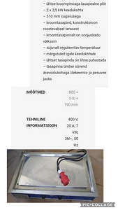 Elekttripliidi plaat (3 foto / 3)