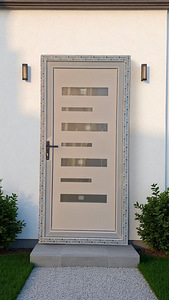 PVC dizaina durvis (7 foto no 7)