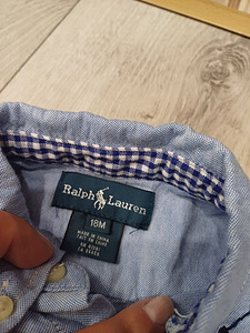 Ralph Lauren särk,hm teksad poisile suurus 86 (4 foto / 9)