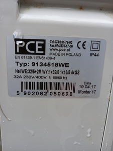 Ajutine elektrikilp 32 ah (2 foto / 2)