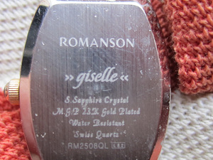 Romanson "Giselle" . Swiss. (24 K. Gold) . Original. (3 foto / 3)