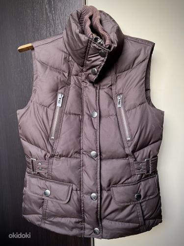 Esprit pruun puffer vest, suurus S (foto #1)