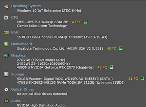 Võimas lauaarvuti I5 / 16GB DDR4 / RTX 2070 8GB (4 foto / 4)