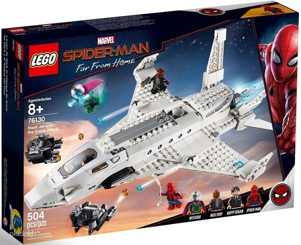 LEGO Marvel Super Heroes Starki pеактивный самолет 76130 (фото #1)