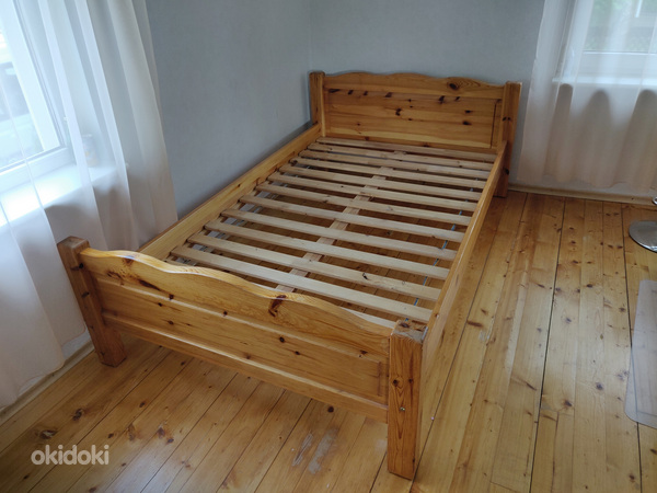 Кровать / каркас кровати из массива дерева (фото #2)