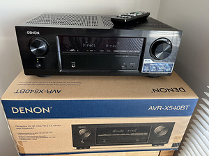 Denon AVR-X540BT ressiiver, kõlarid Yamaha NS-50F, YST-SW015 (1 foto / 2)