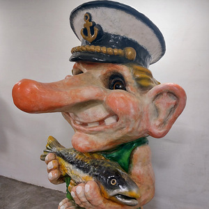 Suur skulptuur "Troll kalamees" figuur kuju (3 foto / 4)