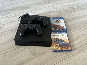 Ps4 slim+ 2 pulti + wrc6+ assetto corsa (1 foto / 1)