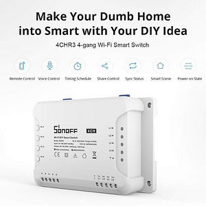 SONOFF 4CH 230V smart lüliti (1 foto / 1)