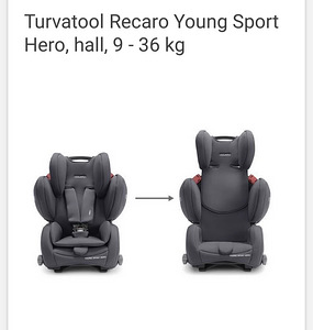 Recaro young sport hero (4 foto / 5)
