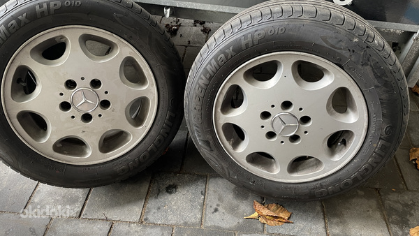 Оригинальные литые диски Mercedes Benz W126 C126
