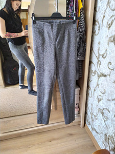 H&M läikivad püksid, suurus 40 (M) (3 foto / 5)