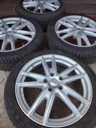 Диски Dezent 5x112 R18 + шины