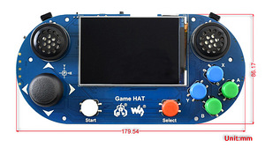 Waveshare Game HAT mini retrokonsool Raspberry Pi 3 mudel B+ (5 foto / 5)
