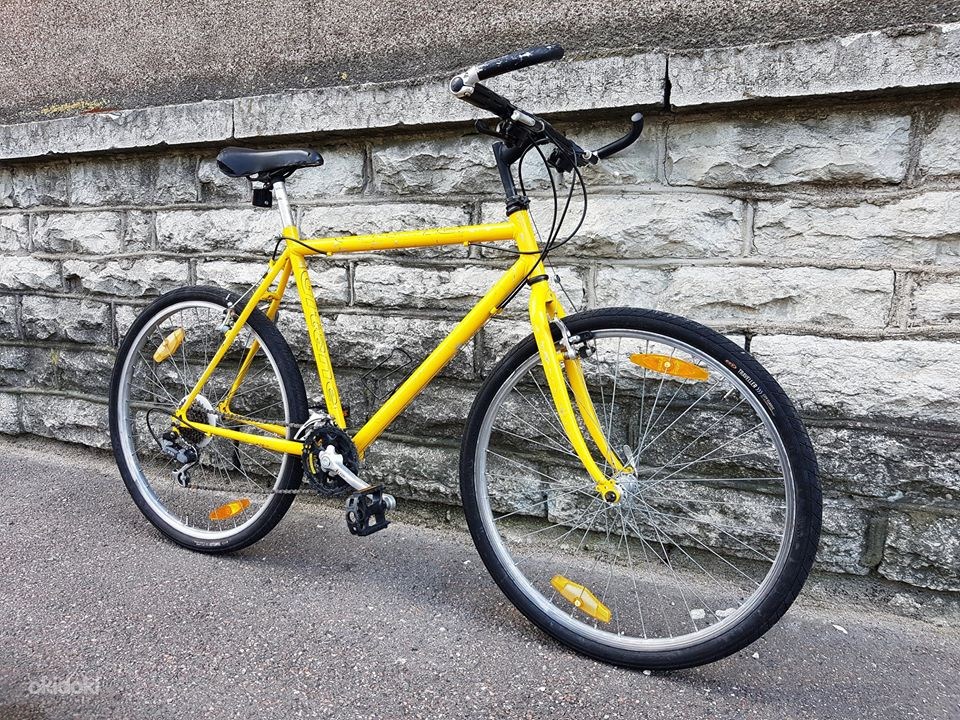 26" jalgratas Gitane, kollane 21 käiku - garantii (foto #1)