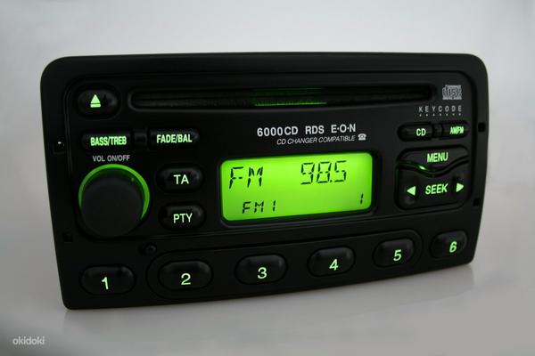 CD mängija- autoraadio Ford 6000 CD RDS BT - garantii (foto #1)