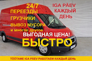 Veod, kolimisteenused, hoolikad kolijad, prügivedu 24/7 (1 foto / 9)