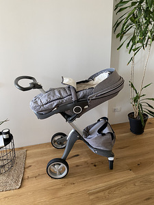 Stokke Xplory + häll + adapterid(maxi-cosi, Cybex) (2 foto / 10)