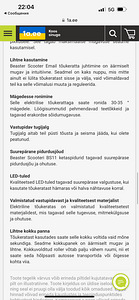 Elektriline tõukeratas Beaster Scooter BS11, must (10 foto / 10)
