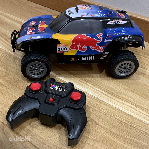 Red Bull X-Raid Mini JCW juhitav puldiga auto mänguasilaste (foto #1)