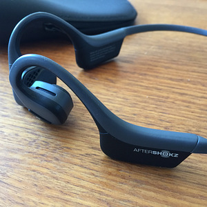 Bone Conduction Headphones Aftershokz Trez Air Gray, used (1 foto / 3)