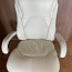 Белое кожаное кресло, размер сиденья XXL (Chairman 402) стул (фото #3)