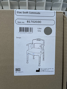 Uus Poti- ja dušitool Etac Swift Commode (WC) (3 foto / 3)