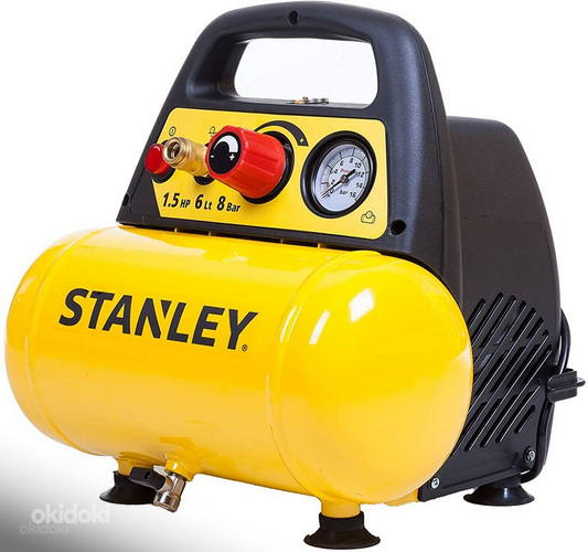 UUS! Kompressor Stanley DN 200/8/6 6L 8Bar Õlivaba
