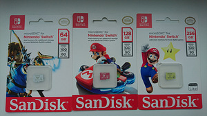 Nintendo Switch mälu kaart 128, 256 GB (micro SANDISK) (2 foto / 6)