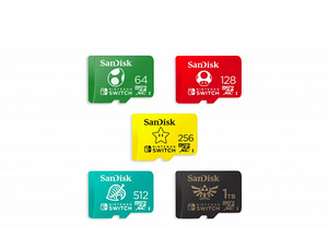 Nintendo Switch mälu kaart 128, 256 GB (micro SANDISK) (1 foto / 6)