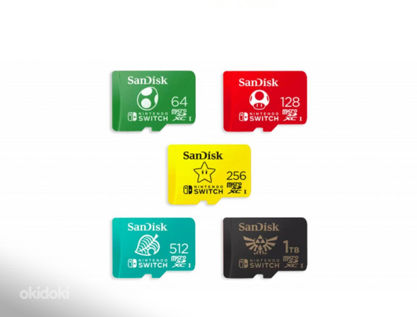 Nintendo Switch mälu kaart 128, 256 GB (micro SANDISK) (foto #1)