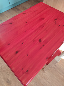 Täispuidust lastelaud ja tool 100*70cm*53 (3 foto / 5)