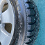 Литые диски BMW 17 + шипованные шины (фото #5)