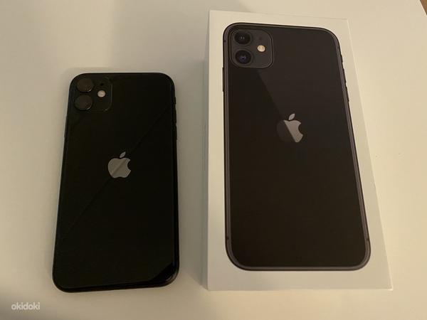 iPhone 11 Black 128GB + rohkelt ümbriseid ja kaitseklaase (foto #2)
