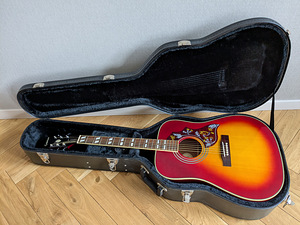 Акустическая гитара Epiphone Hummingbird-HS + кейс (5 фото из 10)