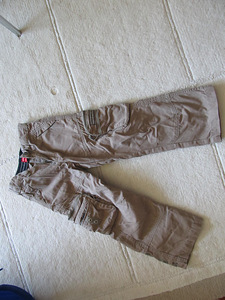 Suvised puuvillased püksid poisile 110cm