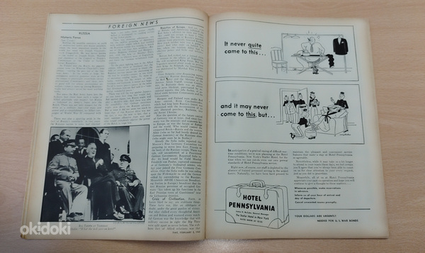 Журнал Time февраль 1945 (фото #4)