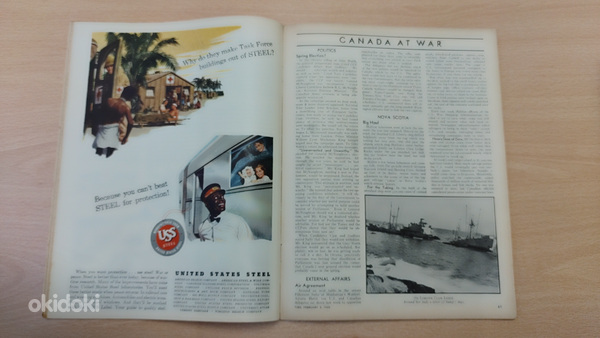 Журнал Time февраль 1945 (фото #6)