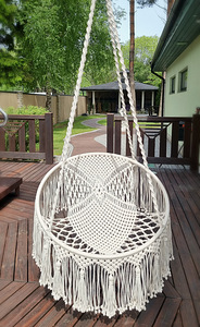 Подвесное кресло-гамак / Rippuv kiiktool / Hanging chair (6 фото из 8)