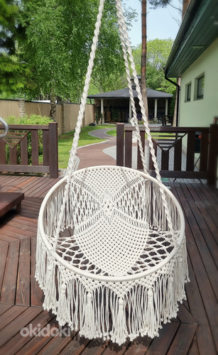 Подвесное кресло-гамак / Rippuv kiiktool / Hanging chair (фото #6)
