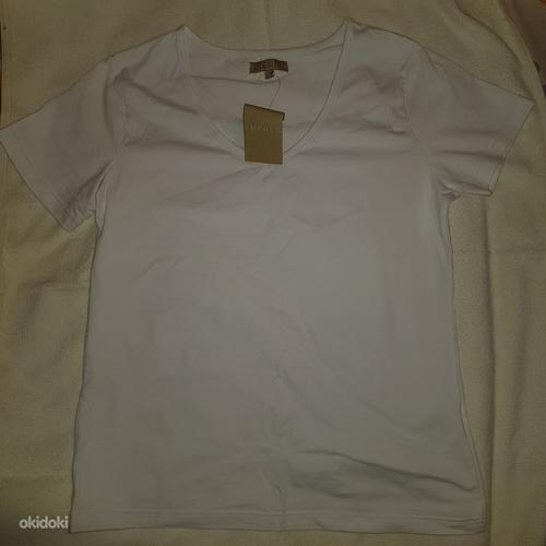 Новая белая футболка S (фото #1)