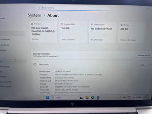 Sülearvuti HP EliteBook 840 G8 i5-1145G7 16GB 256GB SSD 14" (2 foto / 3)