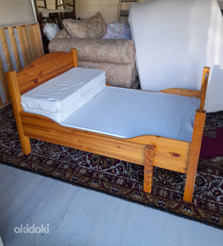 Tispuidust pikendatav voodi + madrats (foto #1)