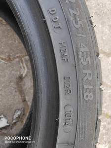 Летние шины R18/45/245 Dunlop sport (3 фото из 5)