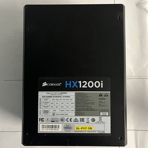 Corsair HX1200i / 1200W toiteplokk (PSU) lauaarvutile (2 foto / 6)
