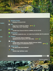 Lauaarvuti (PC) / i7 / RTX 3050 / 16GB (9 foto / 10)