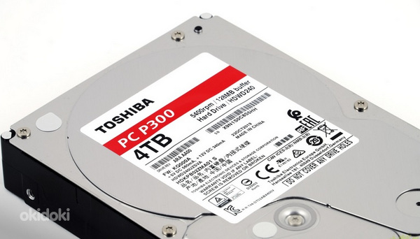 Toshiba P300 4Tb, 5400rpm, 128mb, 3.5"