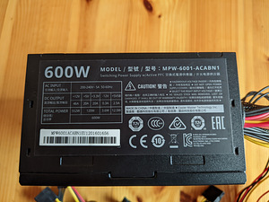 PSU Cooler Master Elite V3 600W (3 foto / 3)