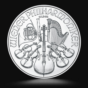 1oz Austria Philarmoniker Hõbemünt MIX / hõbe (2 foto / 2)