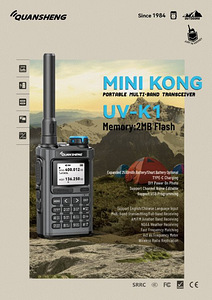 Quansheng UV-K1 Mini Kong käsiraadiosaatja skanner (2 foto / 10)